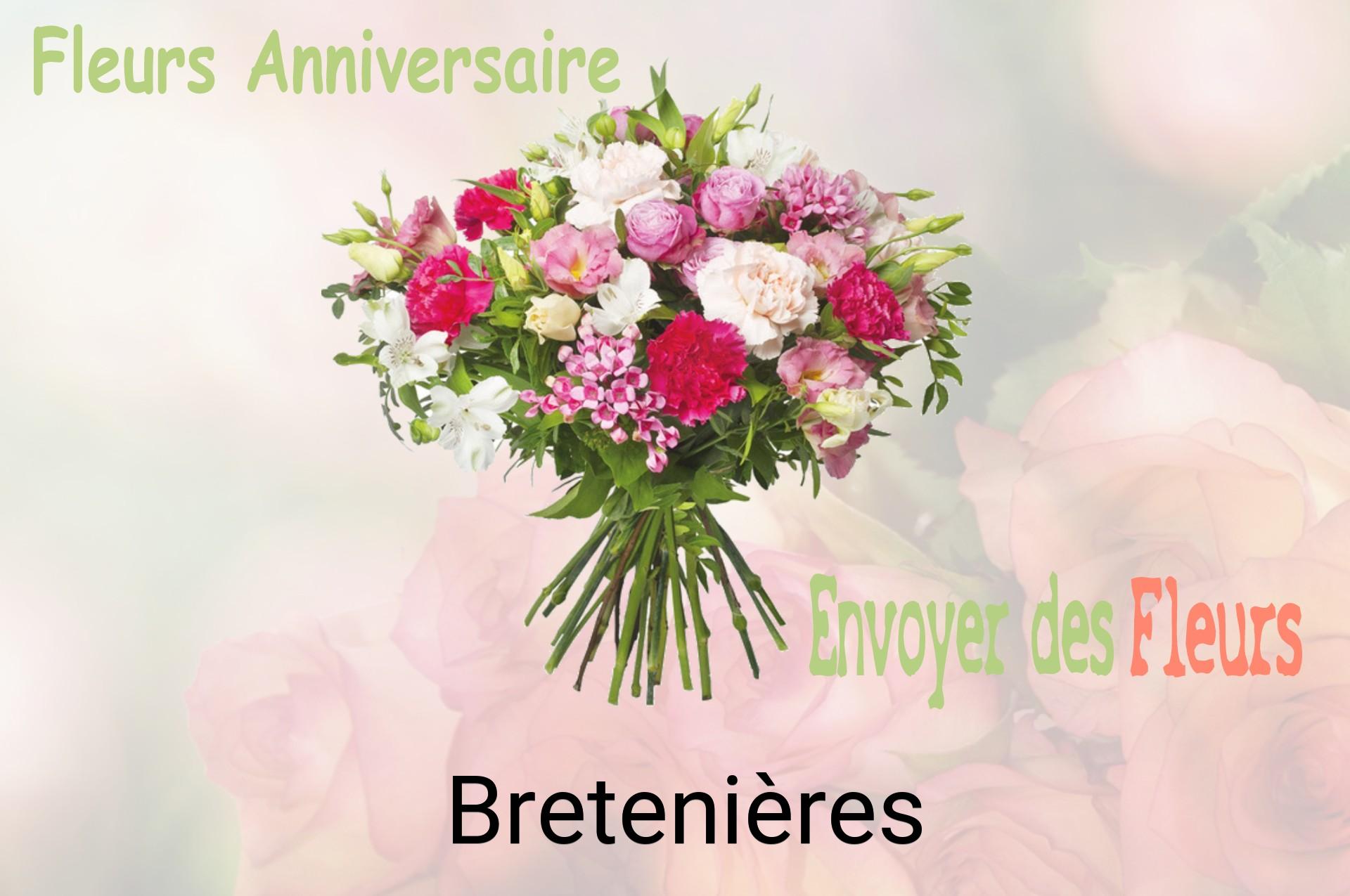 Bouquet de fleurs d’anniversaire livré à Bretenières